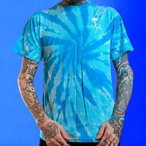 Y2k tourist tie dye t shirt